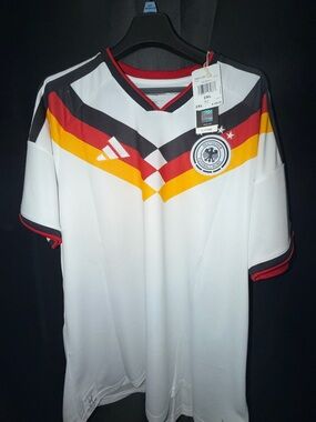 Adidas Germany White National Team Soccer Jersey - Men's